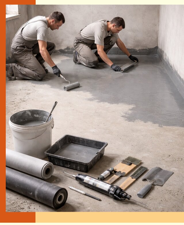 Гидроизоляция пола в Воткинске — надежная защита от влаги и протечек