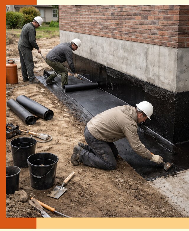 Гидроизоляция фундамента в Воткинске: надежная защита строений