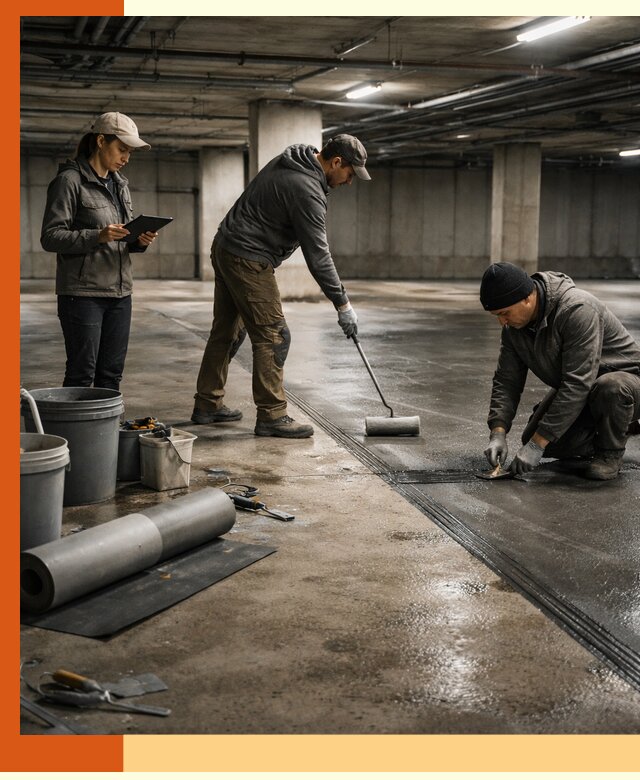 Гидроизоляция паркинга в Воткинске: качественная защита зданий