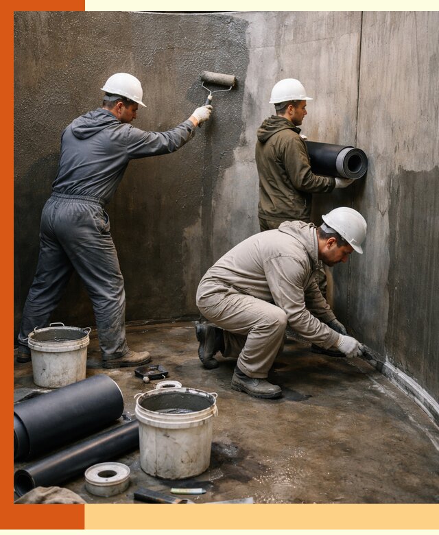 Гидроизоляция резервуара профессионально в Воткинске