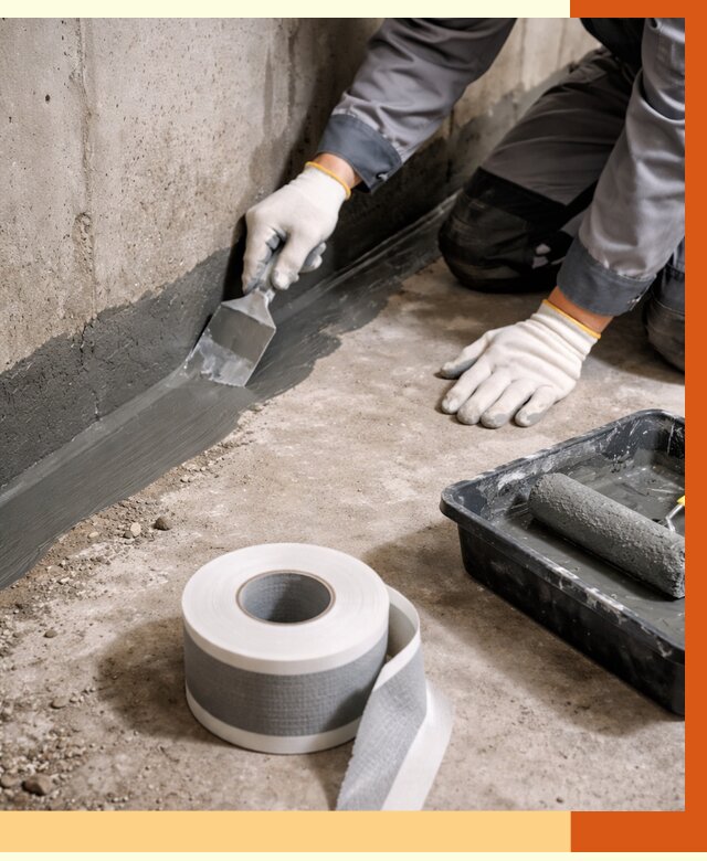 Гидроизоляция швов и герметизация стыков в Воткинске от 1295 руб. | ТепломастерВтк