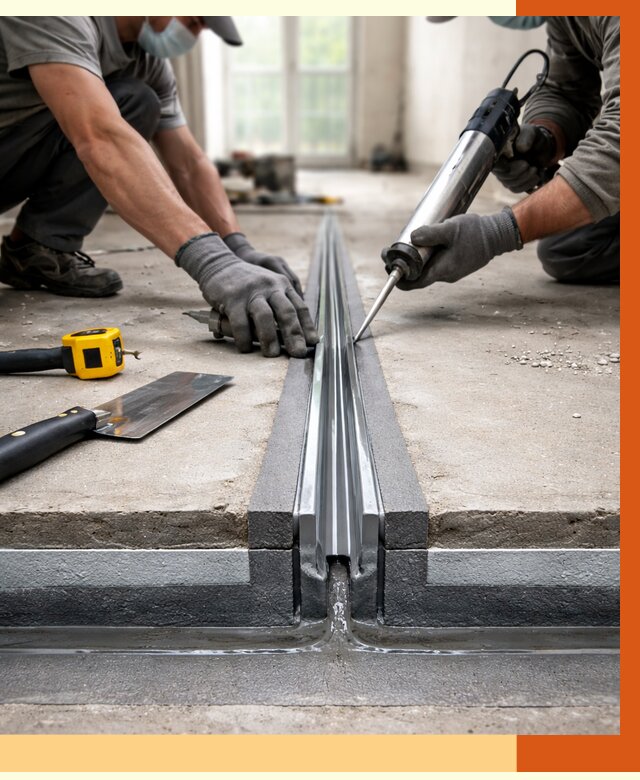 Гидроизоляция деформационного шва в Воткинске от 7770 руб. под ключ | ТепломастерВтк