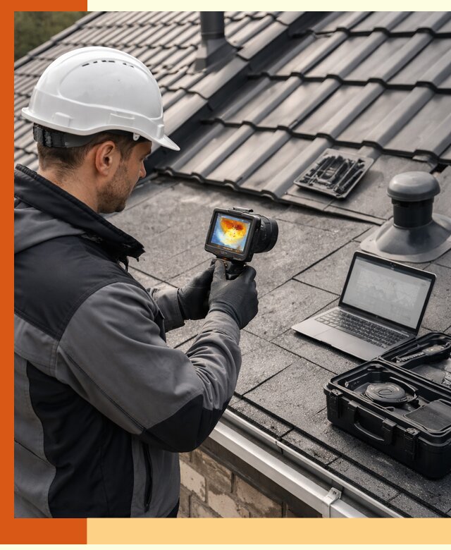 Тепловизионное обследование кровли в Воткинске для выявления дефектов