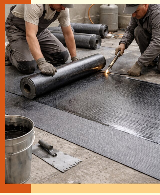 Монтаж гидроизоляционной мембраны в Воткинске для зданий и конструкций