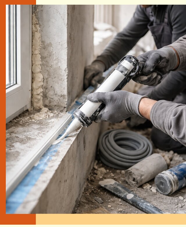 Герметизация стыков и примыканий зданий в Воткинске