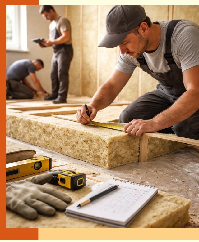 Расчет толщины утеплителя для зданий и помещений в Воткинске