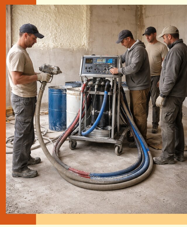 Аренда установки для напыления ППУ в Воткинске на выгодных условиях